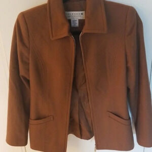 Saks Brown wool‎ jacket/blazer​